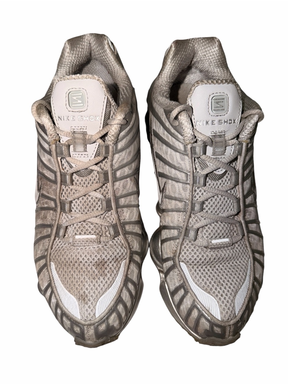 Nike Shox Women's Athletic Sneakers Platinum/Chrome